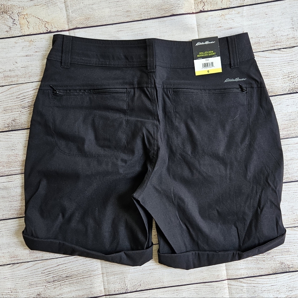 Eddie Bauer Black Bermuda Shorts - Picture 5 of 5
